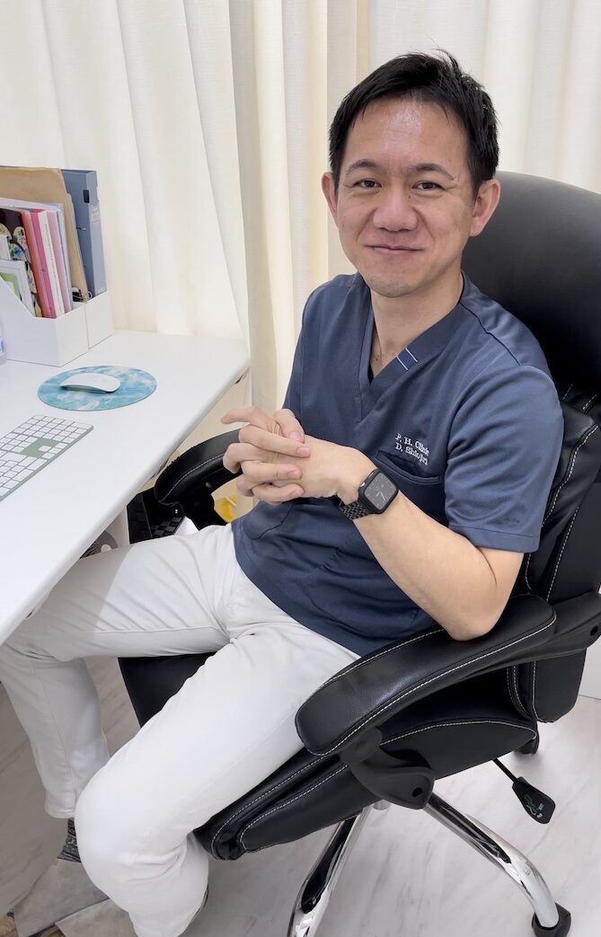 Recent photo of Dr. Shunichi Shiojiri (Director of Personal Health Clinic and part-time physician at our clinic)
